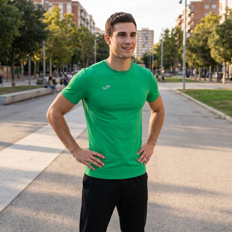 Vyriški bėgimo marškinėliai Joma R-City green 103171.425 5