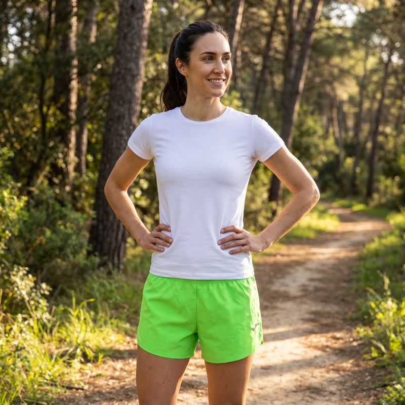 Joma Olimpia fluor žali bėgimo šortai 10