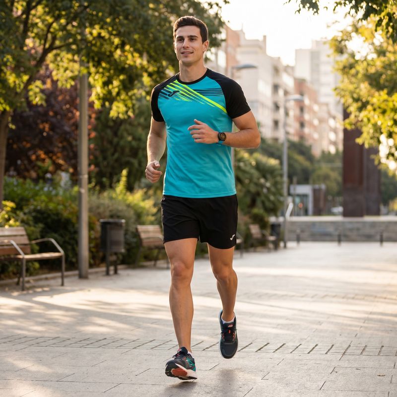 Vyriški bėgimo marškinėliai Joma Elite X turquoise 103101.011 7