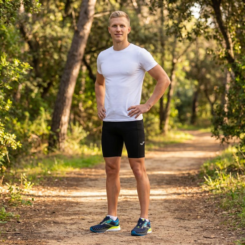 Vyriškos bėgimo šortai Joma Elite X Short Tights, juodos spalvos 700038.100 13