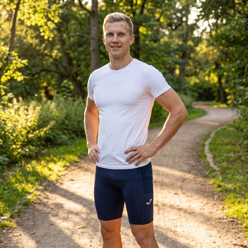 Vyriškos bėgimo šortai Joma Elite X Short Tights tamsiai mėlynos spalvos 700038.300 13