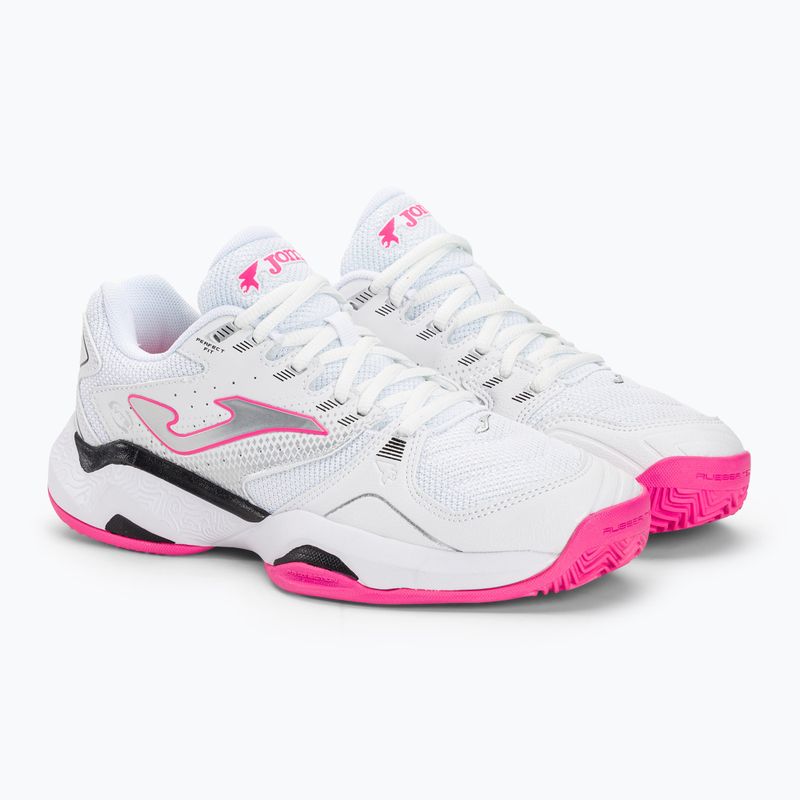Moteriški teniso bateliai Joma Master 1000 Lady P white/fuchsia 4