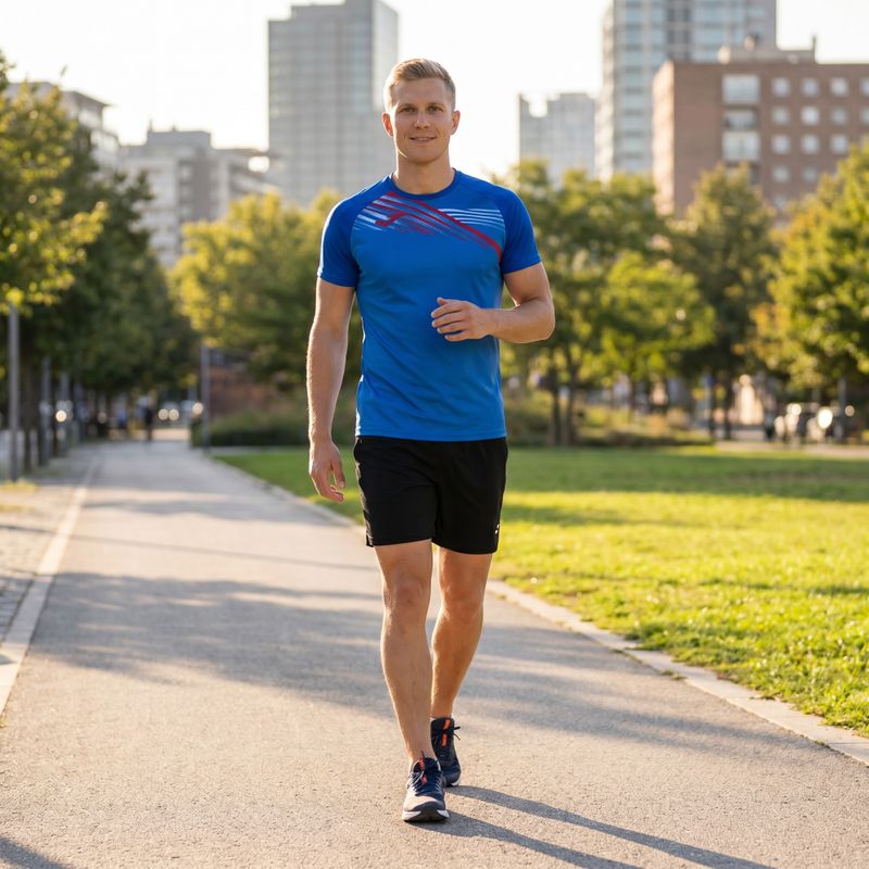 Vyriški bėgimo marškinėliai Joma Elite X blue 103101.700 7