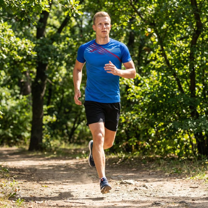 Vyriški bėgimo marškinėliai Joma Elite X blue 103101.700 8