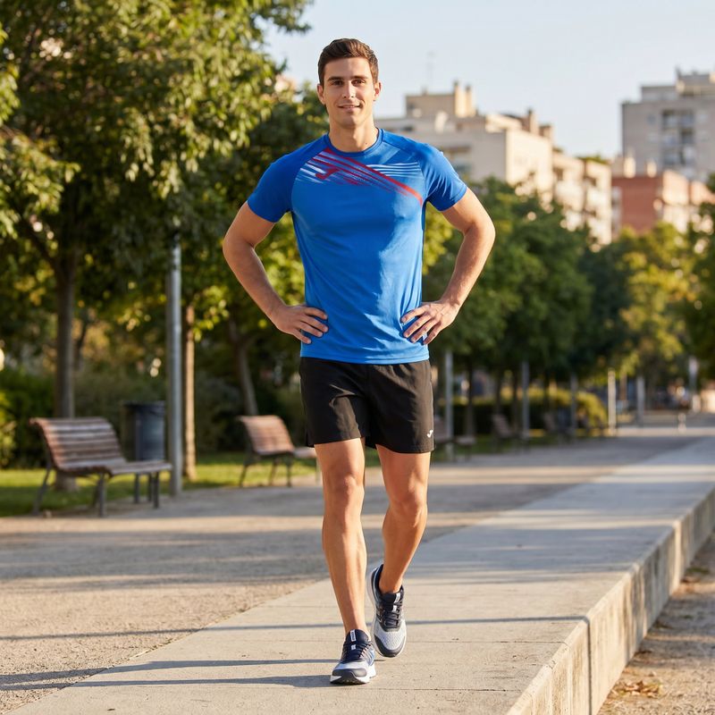 Vyriški bėgimo marškinėliai Joma Elite X blue 103101.700 9