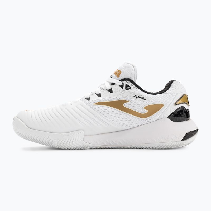 Vyriški teniso bateliai Joma Point white/gold 10