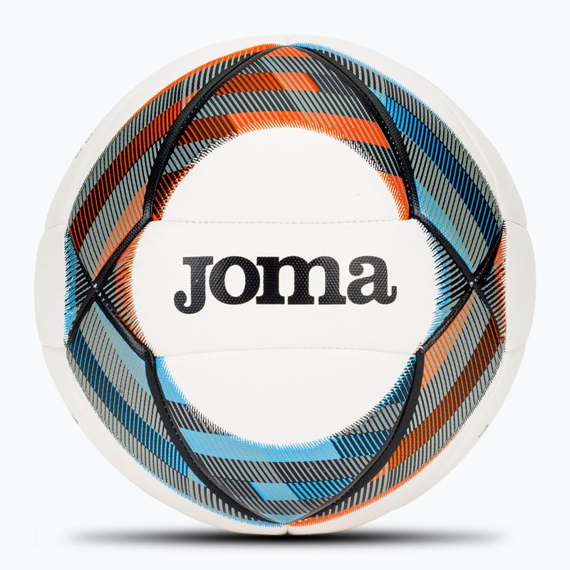 Joma Dynamic III futbolo kamuolys baltas/juodas/mėlynas/oranžinis dydis 5