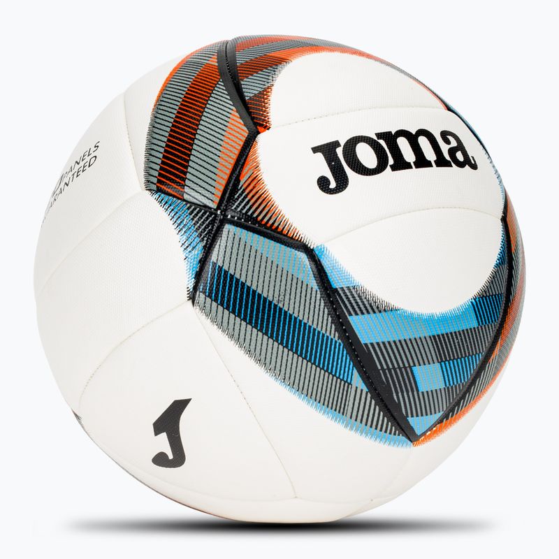 Joma Dynamic III futbolo kamuolys baltas/juodas/mėlynas/oranžinis dydis 5 2