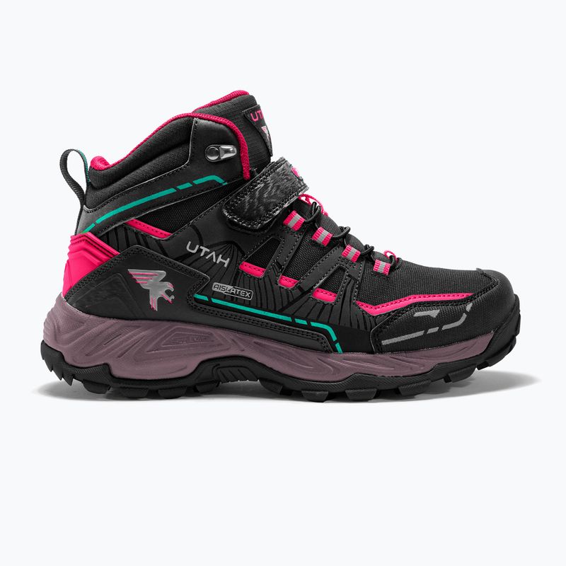 Joma J.Utah Jr vaikiški trekingo batai 2331 black/fuchsia 11