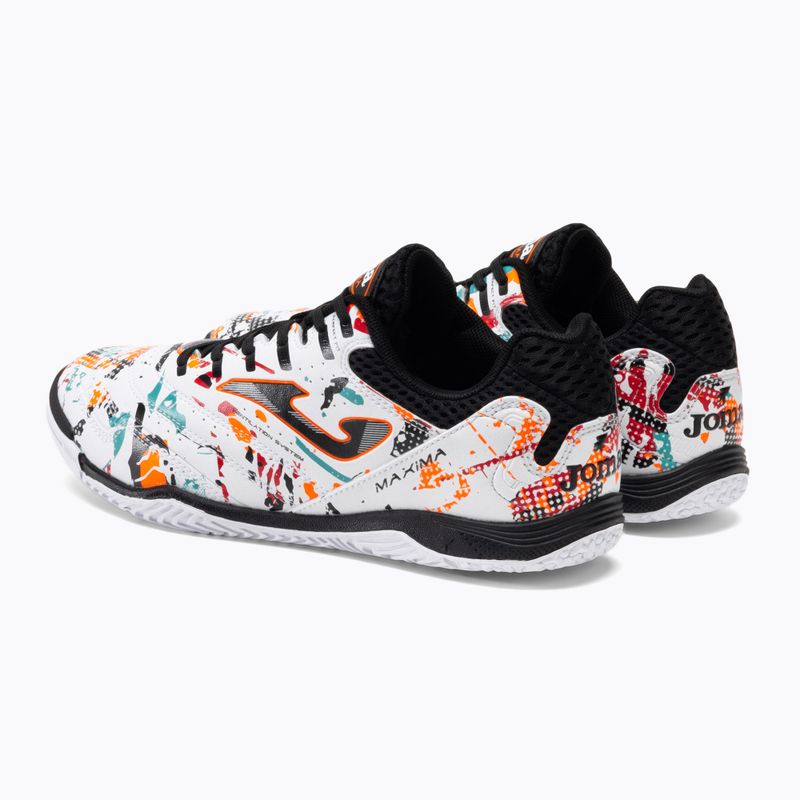 Vyriški futbolo bateliai Joma Maxima IN white/orange/red 4