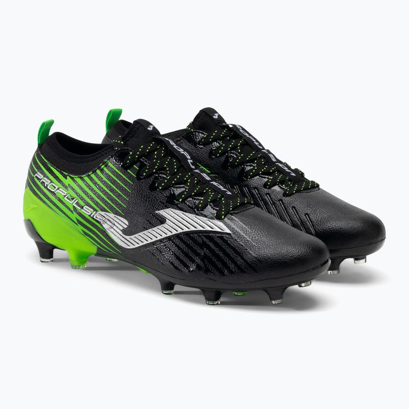 Vyriški futbolo bateliai Joma Propulsion Cup FG black/green fluor 4