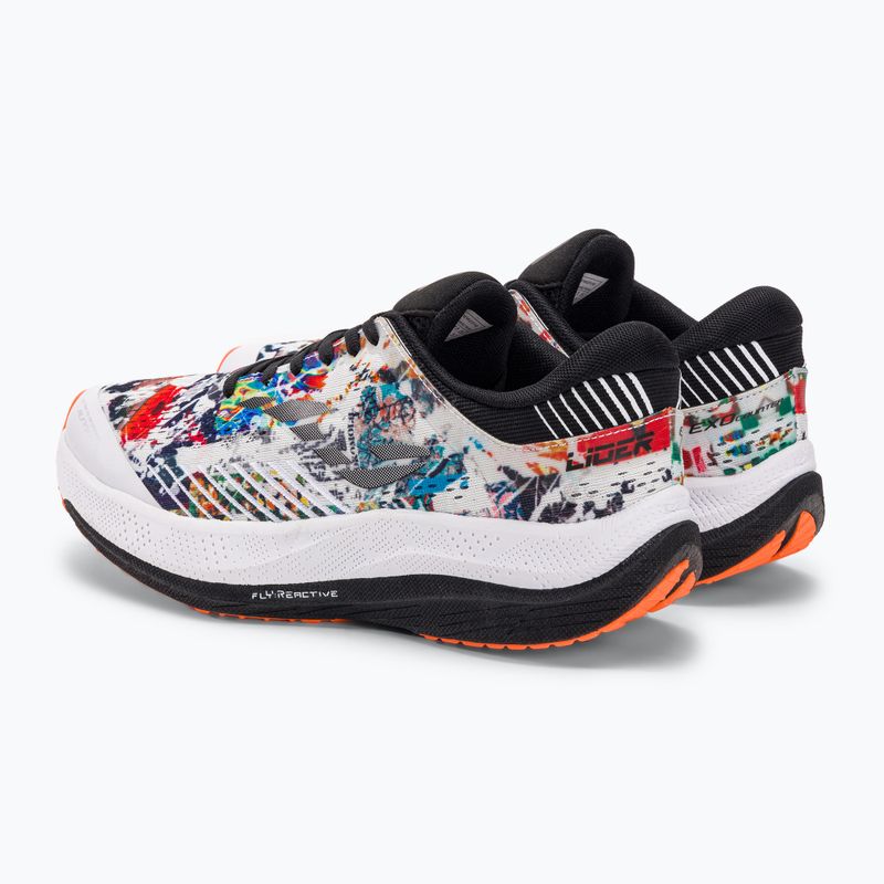 Vyriški Joma Lider 2316 balti/juodi bėgimo bateliai 3