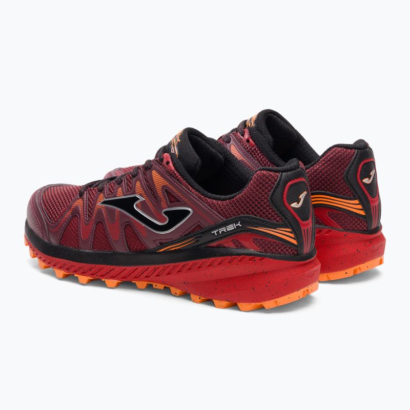 Joma Trek 2306 bordo spalvos vyriški bėgimo bateliai 3