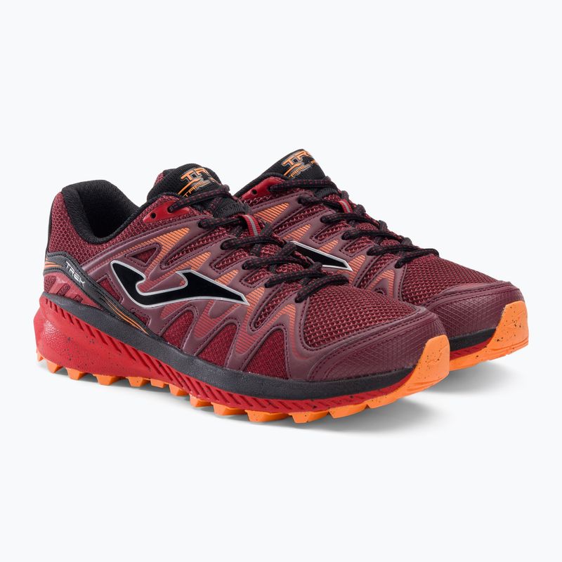 Joma Trek 2306 bordo spalvos vyriški bėgimo bateliai 4