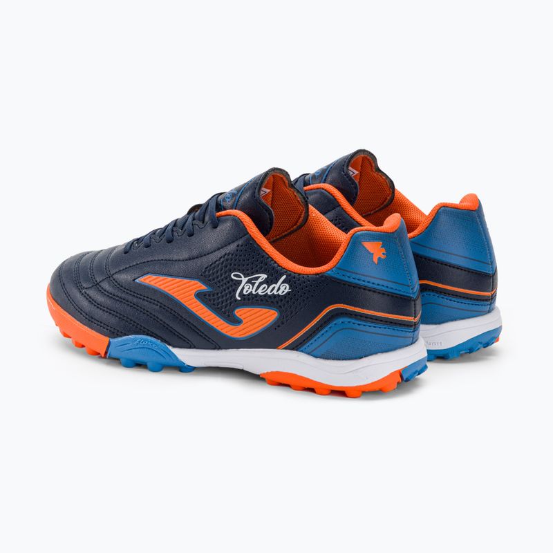 Vaikiški futbolo bateliai Joma Toledo Jr TF navy/orange 3