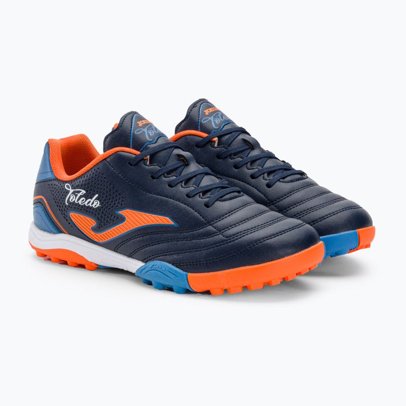 Vaikiški futbolo bateliai Joma Toledo Jr TF navy/orange 4