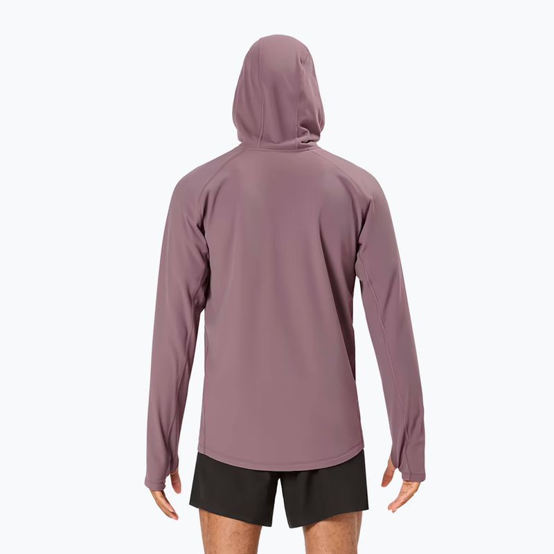 Vyriška bėgimo striukė NNormal Active Warm albergini/purple 3
