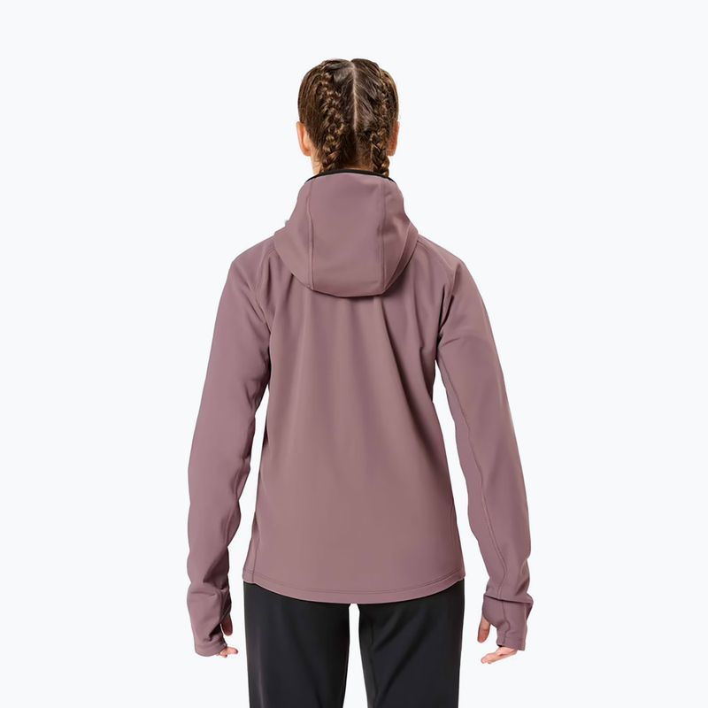 Moteriška bėgimo striukė NNormal Active Warm albergini/purple 3