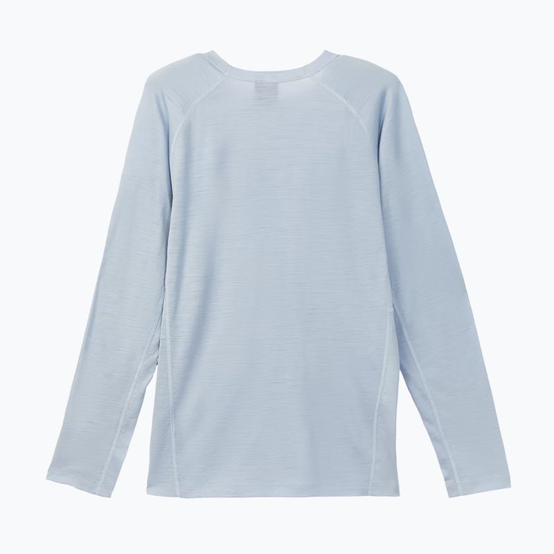 Moteriški bėgimo marškinėliai ilgomis rankovėmis NNormal Merino blue 6