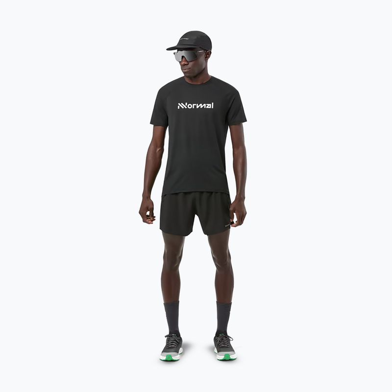 Vyriški bėgimo marškinėliai NNormal Race black 2