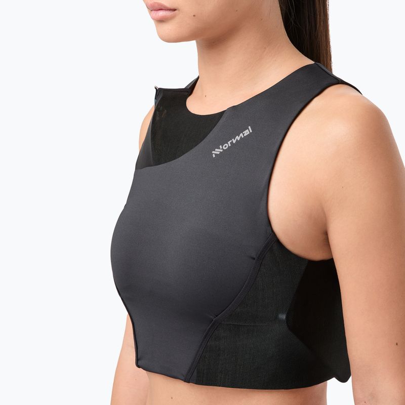 Moteriški bėgimo marškinėliai NNormal Trail Cropped Top black 4