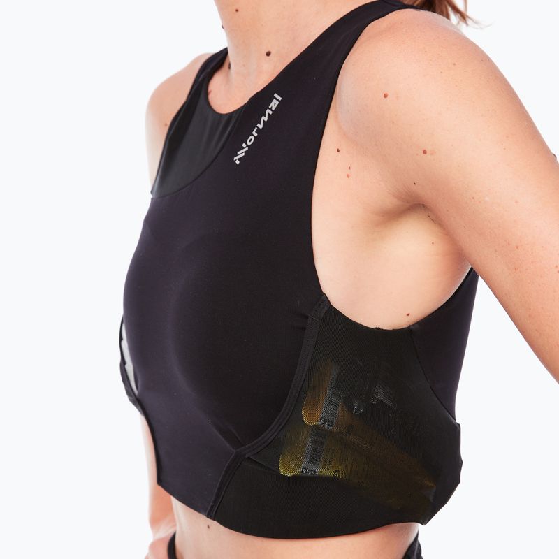 Moteriški bėgimo marškinėliai NNormal Trail Cropped Top black 5