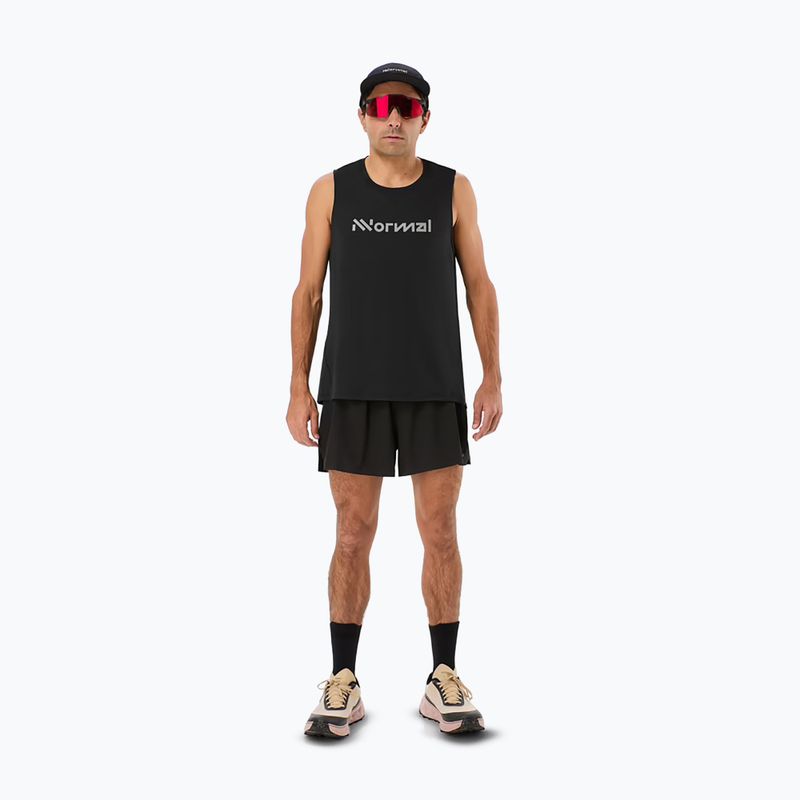 Vyriški bėgimo marškinėliai NNormal Race Tank black 2