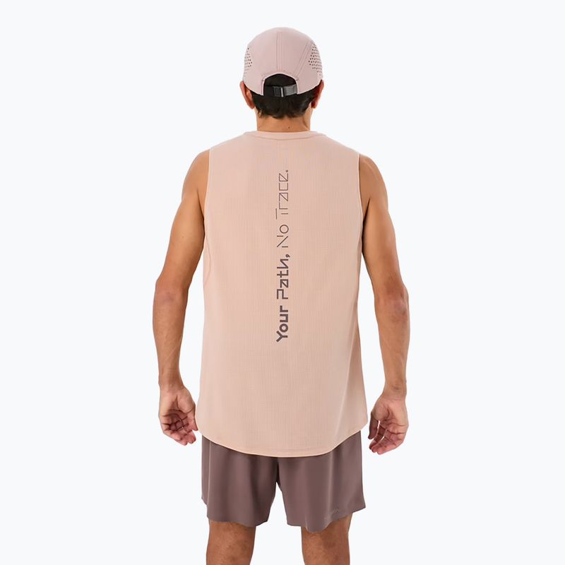 Vyriški bėgimo marškinėliai NNormal Race Tank dusty pink 2