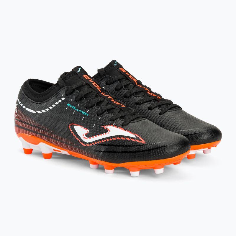 Vyriški futbolo bateliai Joma Evolution FG black/orange 4