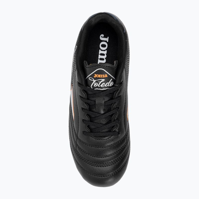 Vaikiški futbolo bateliai Joma Toledo Jr AG juodi 6
