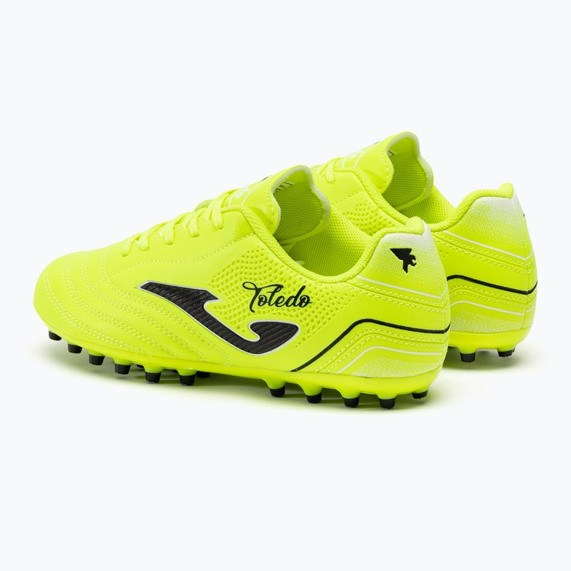 Vaikiški futbolo bateliai Joma Toledo Jr AG lemon fluor 3