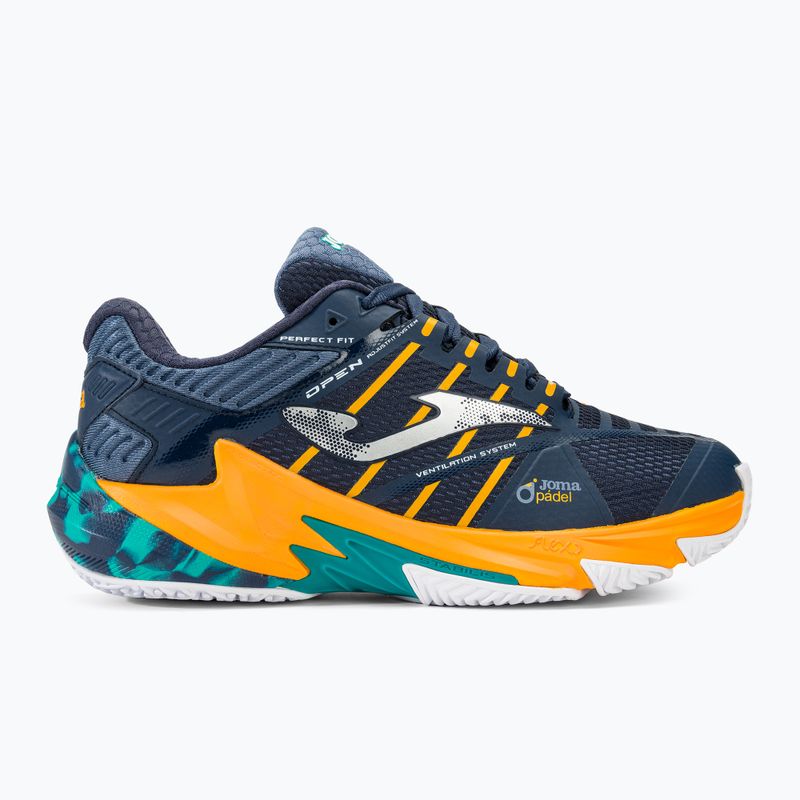 Vyriški padelio batai Joma Open OM navy/orange 2