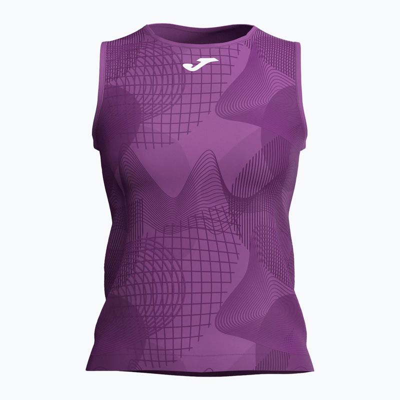 Moteriškas teniso tank topas Joma Challenge purple