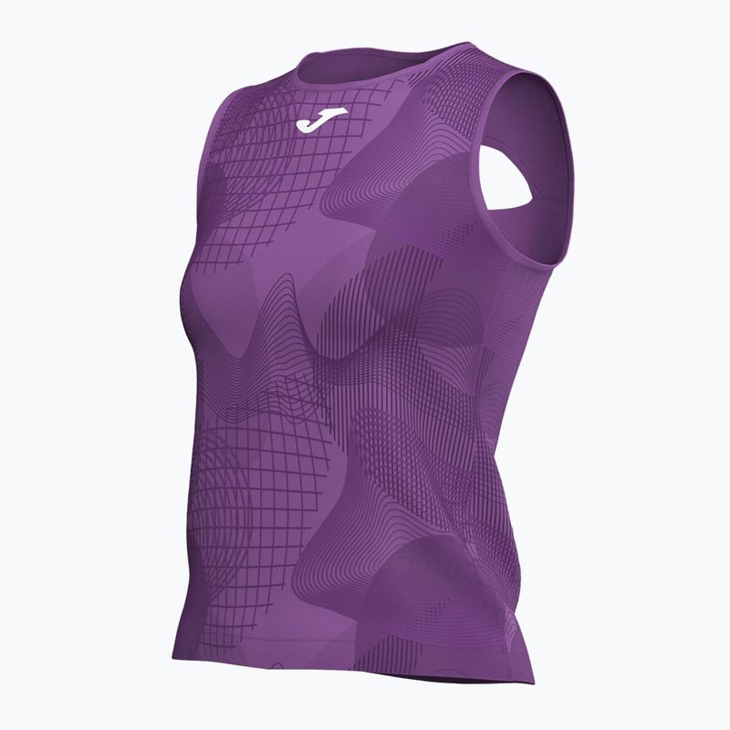 Moteriškas teniso tank topas Joma Challenge purple 3