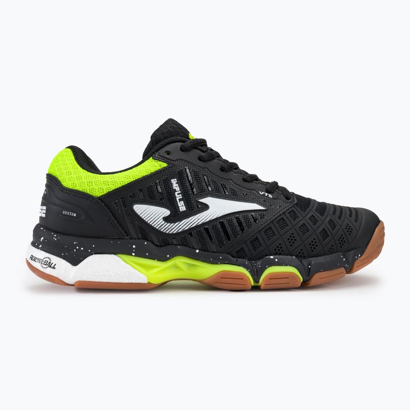 Vyriški tinklinio bateliai Joma V.Impulse black/lemon fluor 2