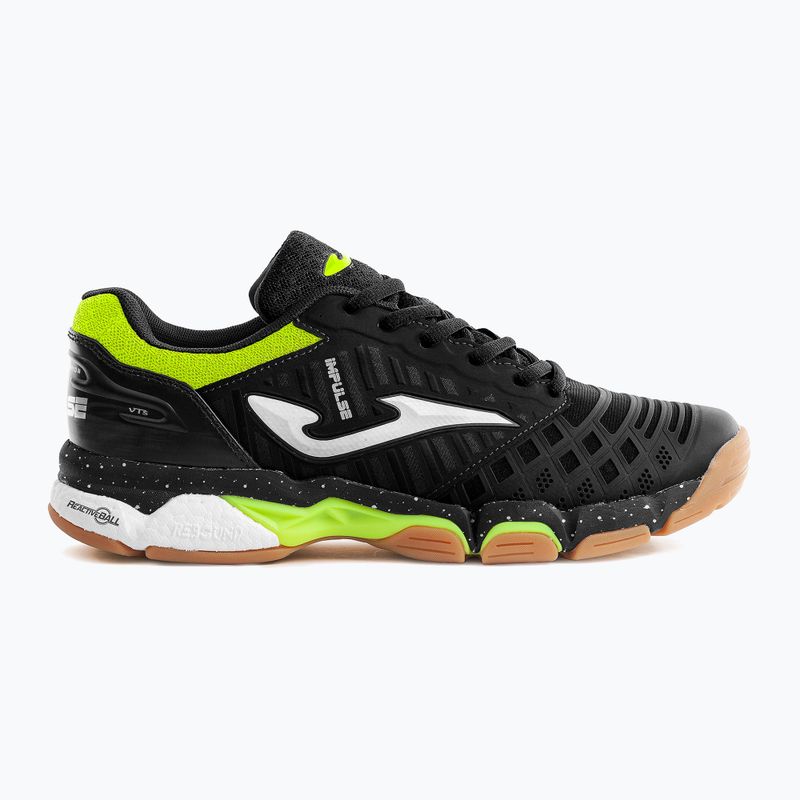 Vyriški tinklinio bateliai Joma V.Impulse black/lemon fluor 8