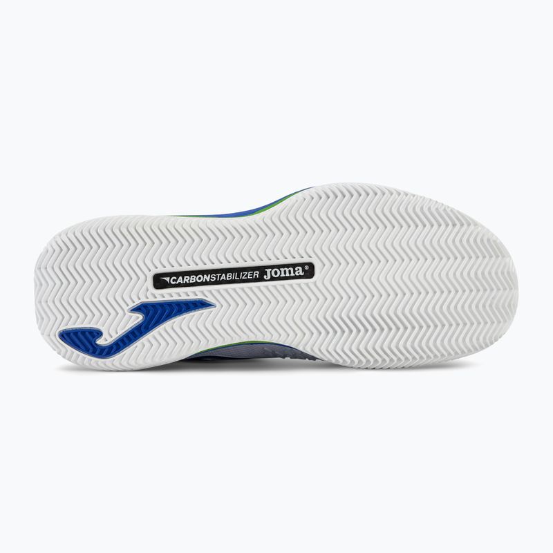 Joma Ace Padel vyriški padelio bateliai balta/mėlyna 4