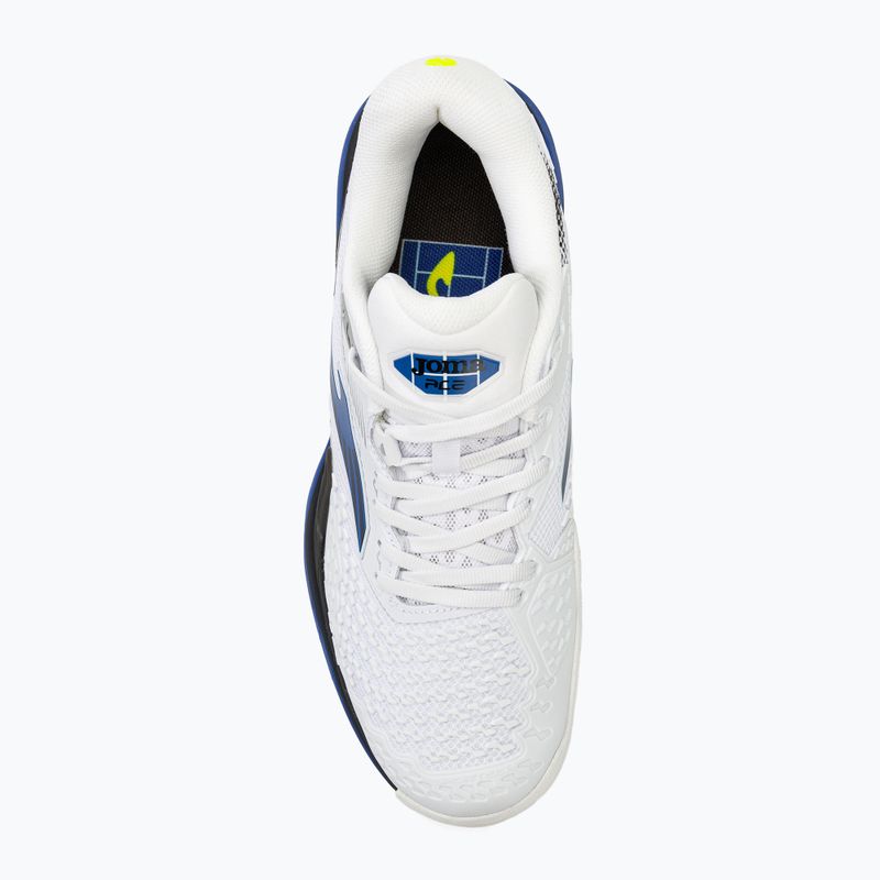 Joma Ace Padel vyriški padelio bateliai balta/mėlyna 5