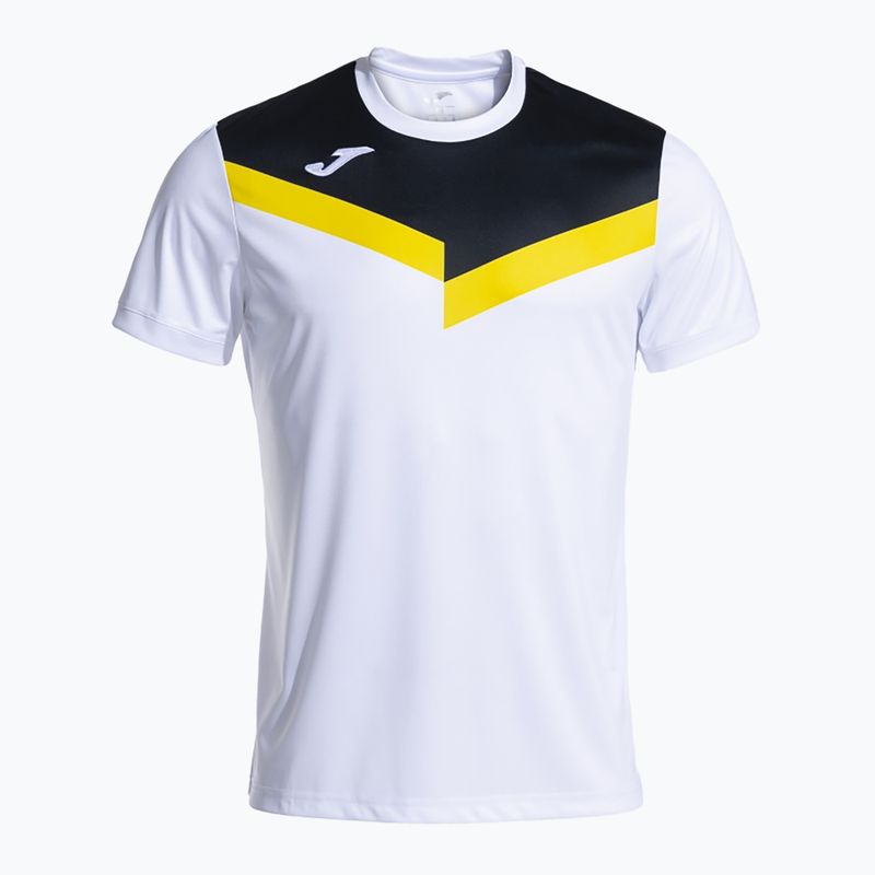 Vyriški teniso marškinėliai Joma Court white/black
