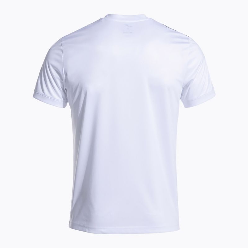 Vyriški teniso marškinėliai Joma Court white/black 3