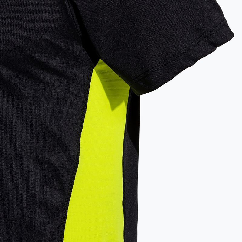 Vyriški teniso marškinėliai Joma Court black/green 5