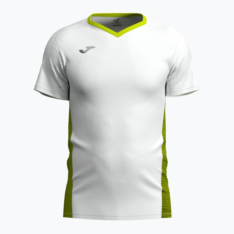 Vyriški teniso marškinėliai Joma Court white/green