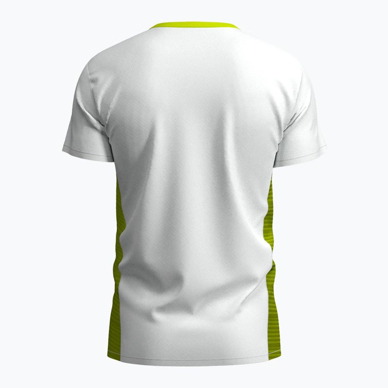 Vyriški teniso marškinėliai Joma Court white/green 2