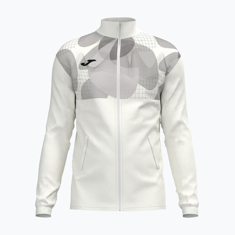 Vyriškas teniso džemperis Joma Court Full Zip white