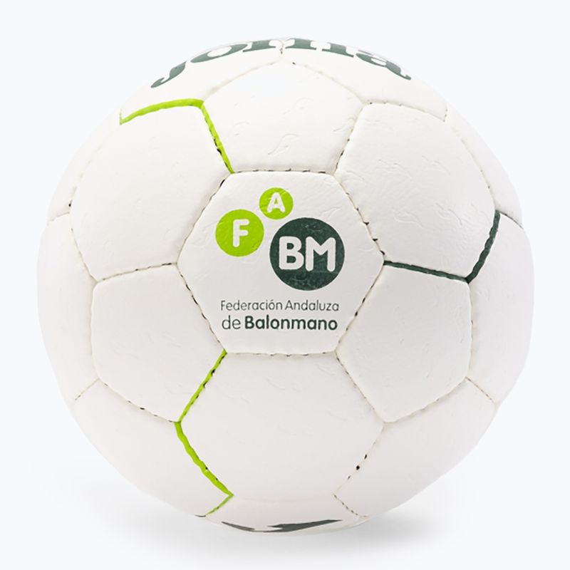 "Joma Fed Balonmano Andaluza" futbolo kamuolys balta/žalia 3