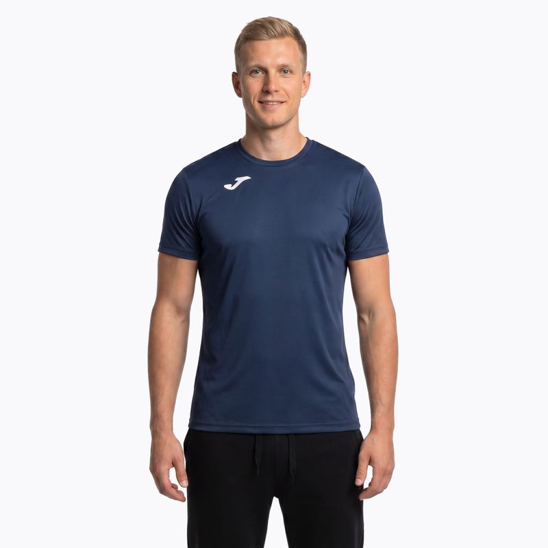 Vyriški bėgimo marškinėliai Joma Record II navy 5