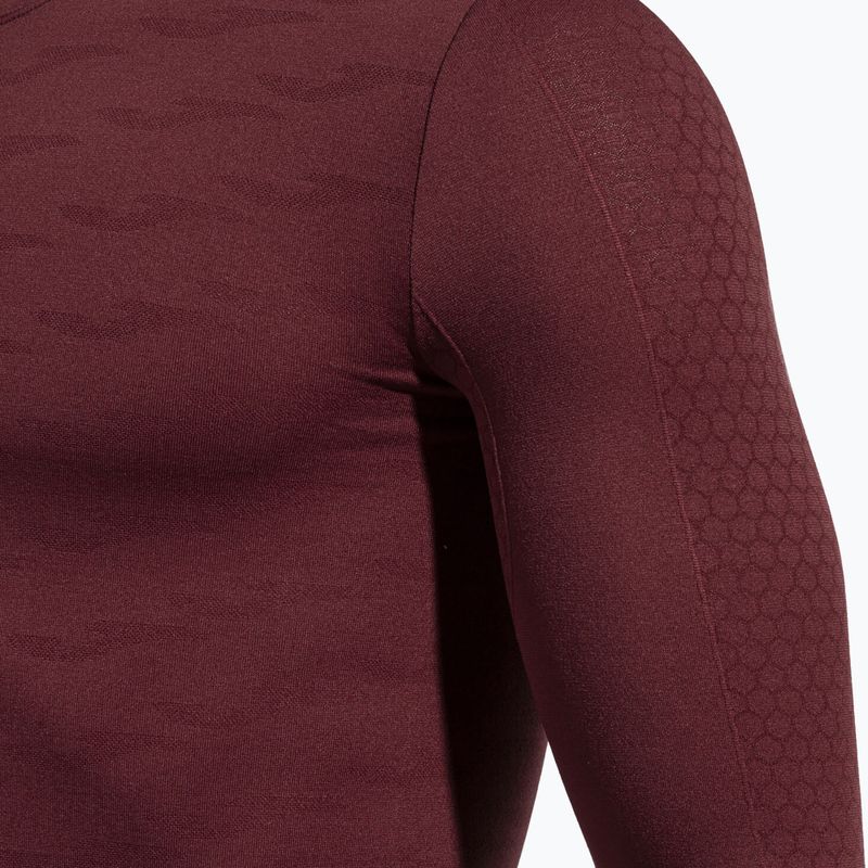 Vyriškas termoaktyvus džemperis Joma Classic burgundy 4
