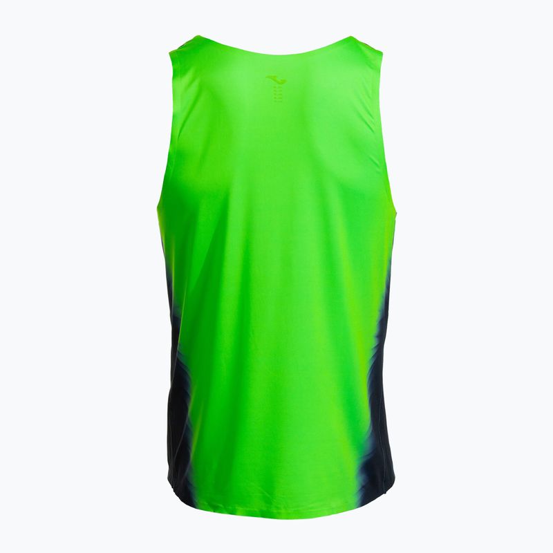Vyriški bėgimo marškinėliai Joma Elite XI fluor green/navy 2