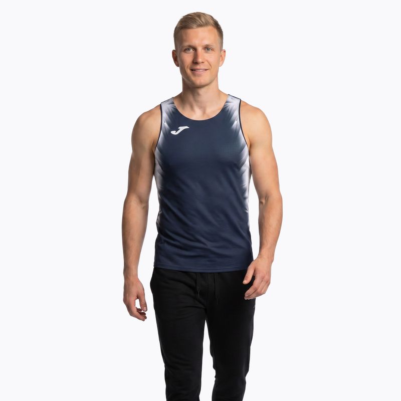 Vyriški bėgimo marškinėliai Joma Elite XI navy/white 3