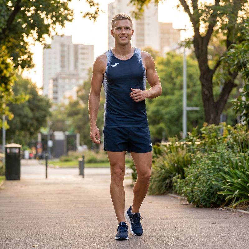 Vyriški bėgimo marškinėliai Joma Elite XI navy/white 8